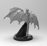 A484 - Legendary creature design, The small dragon statue, STL 3D model design print download file