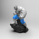 E434 - Comic character design, The Green body muscle guy, STL 3D model design print download files