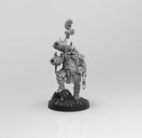 A501 - Legendary Character design, The Dwarft with cannon, STL 3D model design print download files
