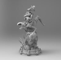 A092 - Golden Axe Fanart Dwarf on Chickenleg, STL 3D model design print