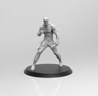 E440 - Comic character design The DD with red suit statue, STL 3D model design print download files