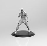 E440 - Comic character design The DD with red suit statue, STL 3D model design print download files