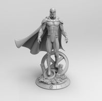 A102 - Comic character design, The Magneto standing position, marvel character design, STL 3D model design print files