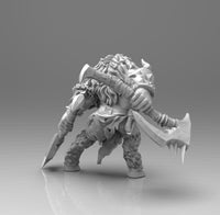 E448 - Legendary creature design, The Minitaur statue, STL 3D model design print download files