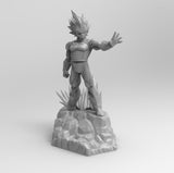 D003 - DBZ Vegeta Statue, Anime character STL 3D model design print