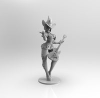 E564 - Games character design, The GG inobody girl statue, STL 3D model design print download files