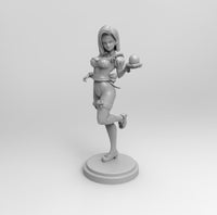 D012 - DBZ anime character, Android 18 Maid Version ( + NSFW ) , STL 3D model design print files