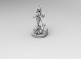 A231 - Games character design, THe Genshin Amber girl, STL 3D model design print download file