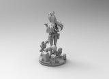 A231 - Games character design, THe Genshin Amber girl, STL 3D model design print download file