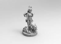 A231 - Games character design, THe Genshin Amber girl, STL 3D model design print download file