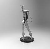 E248 - Games character design, The Bikini suit girl Cammie, STL 3D model design print download files