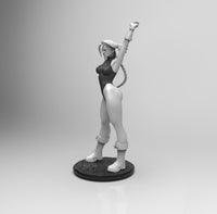 E248 - Games character design, The Bikini suit girl Cammie, STL 3D model design print download files