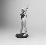 E248 - Games character design, The Bikini suit girl Cammie, STL 3D model design print download files