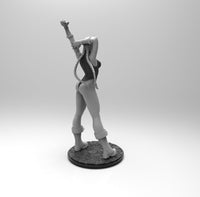 E248 - Games character design, The Bikini suit girl Cammie, STL 3D model design print download files