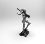 E500 - Games character design, The Sogekie statue, STL 3D model design print download files