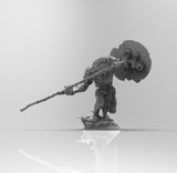 A250 - Legendary creature design, The Dog with spear / axe statue, STL 3D model design print download files