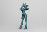 C004 - Comic character design, the cute Bullma statue design,  STL 3D Model printable download file
