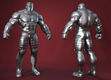 A084 - Comic character design , The iron Colossus , Marvel comics heroes , STL 3D model design print download files